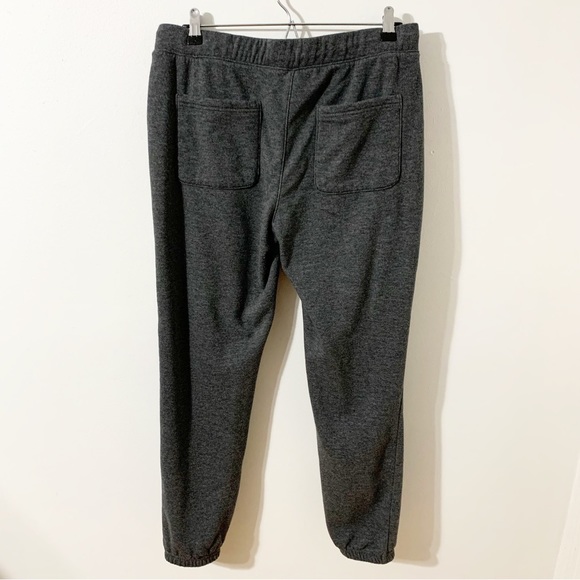 Rewash Cotton Blend Sweat Pants Elastic Cuffs and Waist with Draw String Gray - Picture 3 of 9
